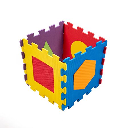 Matrax Geometrik Şekiller 3+ Yaş Büyük Boy Puzzle 9 Parça